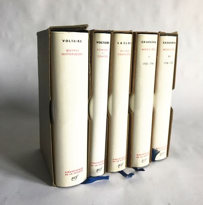 null Bibliothèque de la PLEIADE

Ensemble de 5 volumes : littérature classqiue du...