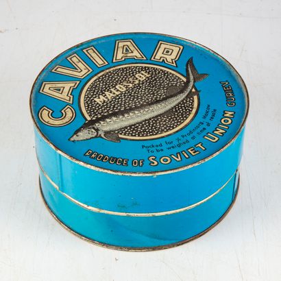 null MALOSSOL

Boîte en tôle de caviars soviétiques. 

D. : 16 cm 

En l'état