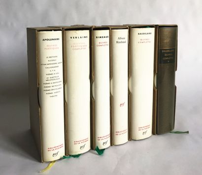 null Bibliothèque de la PLEIADE

Ensemble de 6 volumes : littérature du XIXe

Verlaine...