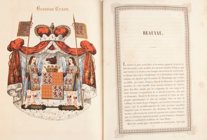 null Illustrations de la noblesse européenne, 1848, Grand In-8