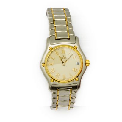 EBEL EBEL
Ladies' watch, model 1911 in steel and gold (18K). Steel case with yellow...