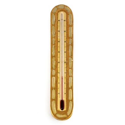 ESPELT Marie-Thérèse ESPELT known as Mithé ESPELT (1923-2020) 
Glazed ceramic thermometer...