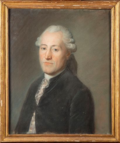 ECOLE FRANCAISE ECOLE FRANCAISE de la fin du XVIIIe, entourage de Jean-Baptiste PERRONNEAU
Portrait...
