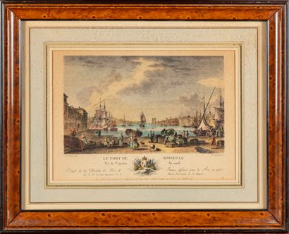 D'APRES OZANNE After N. OZANNE, engraved by Y. LE GOUAZ
The port of Cette, seen from...
