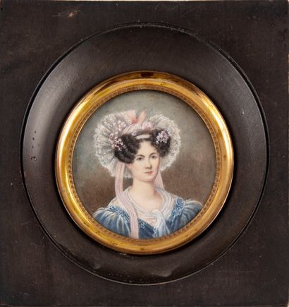 ECOLE FRANCAISE XIXe FRENCH SCHOOL mid 19th century
Presumed portrait of Cornély...