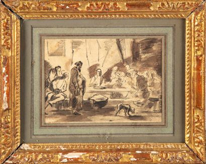 ECOLE FRANCAISE DU XVIIIe 18th century FRENCH SCHOOL
Jesus and the disciples
Drawing...