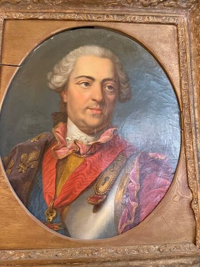 D'APRES VAN LOO VAN LOO Louis Michel (D'après) 1707 1771
Portrait de Louis XV, roi...
