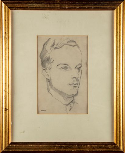 CECIL BEATON Cecil BEATON (1904-1980)
Paire de portraits d'homme
Crayon, portant...