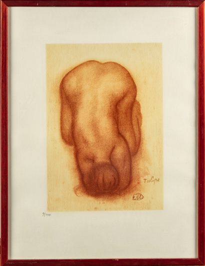 ARISTIDE MAILLOL After Aristide MAILLOL (1861-1944)
"The tulip" after a sanguine...