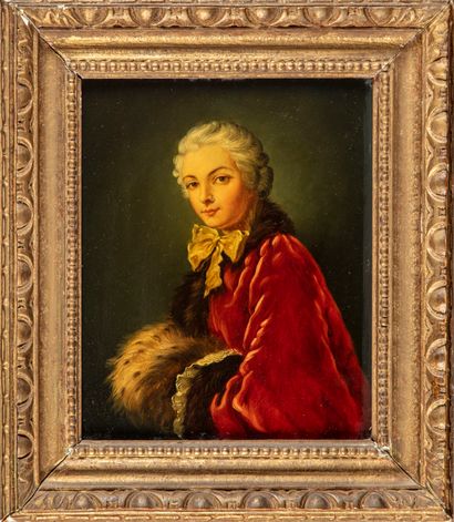 D'APRES BOUCHER ECOLE FRANCAISE d'après François BOUCHER (1703 1770)
Jeune femme...