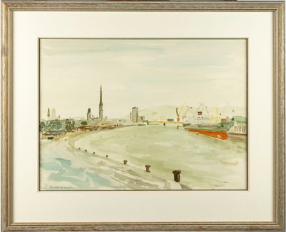 VASSE VASSE (XXth)

View of Rouen 

Watercolor signed lower right

42 x 58 cm at...