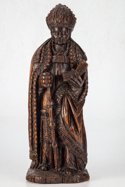 null Statuette in the shape of a carved wooden pastor

H. 34 cm
