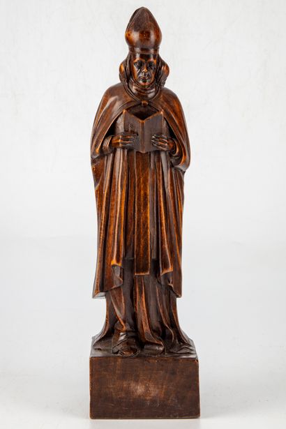 null Statue of a holy bishop in carved wood

H. 35 cm