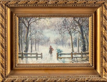 null 20th century french school

Landscape under the snow 

Oil on panel, signed...