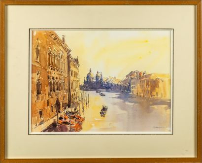 JEAN-PIERRE RAULT Jean-Pierre RAULT 

Views of Venice, Walk on the Grand Canal and...