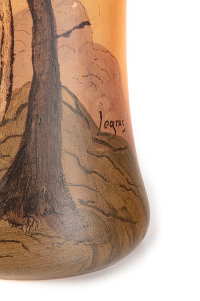 LEGRAS François Théodore LEGRAS (1839-1916)

Vase en verre polychrome à décor d'une...