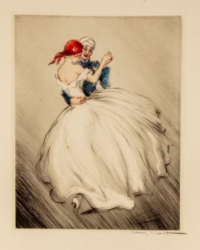 ICART Louis ICART (1888-1950)

La danse du blessé de guerre

Lithographie, contresignée...
