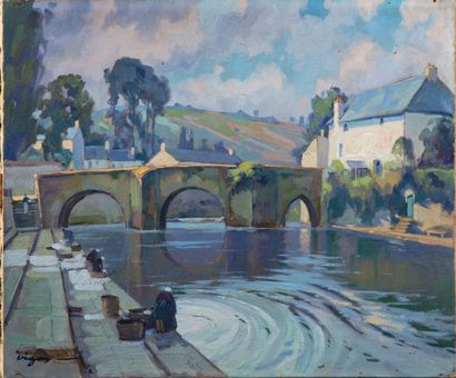 VIGON Louis-Jacques VIGON ( 1897 - 1985 )

Les lavendières du pont Lovignon dit le...