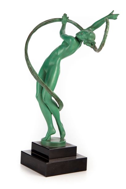 LE FAGUAY Pierre LE FAGUAY known as FAYRAL (1892-1962)

The Dancer "Tourbillon

Bronze...