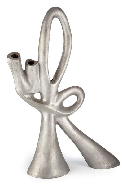 VAL Catherine VAL (1924-2021)

Torch sculpture "Life

Cast aluminum

Signed

H. 54...