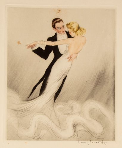 ICART Louis ICART (1888-1950)

The Dancer with a Tuxedo

Lithograph, countersigned...