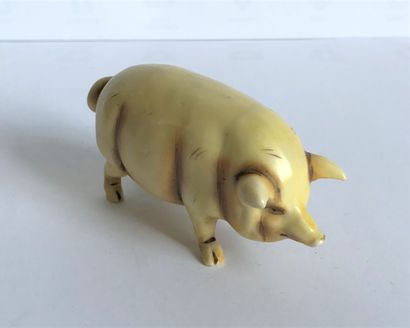 null Petit cochon en porcelaine

L. : 8 cm