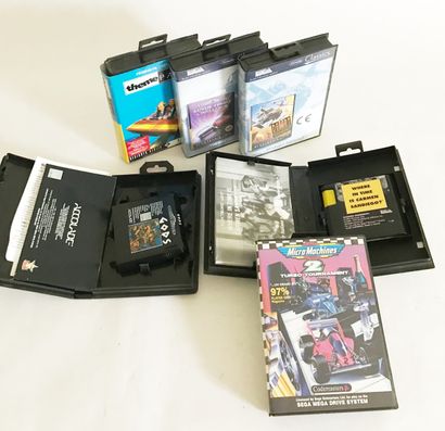 null 6 cassettes de jeux divers SEGA

En l'état état de marche non garanti

LOT A...