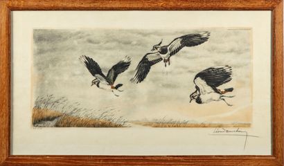 DANCHIN Léon DANCHIN (1887-1938)

Les oiseaux

Lithographie, signée en bas à droite...