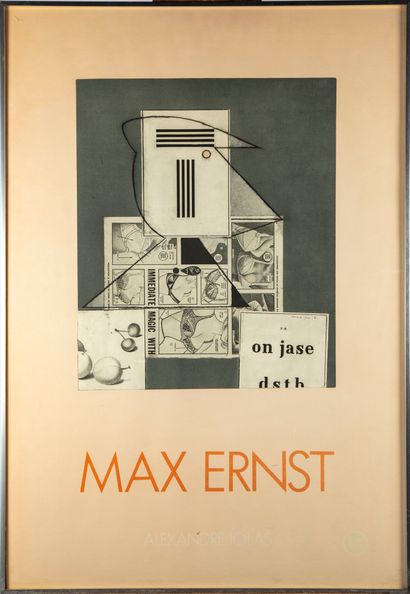 null Max ERNST - Alexandre LOLAS
Affiche d'exposition encadrée
Graphic Olimpia, Milano,...