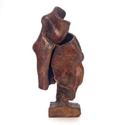 Henri DELANNE (1940-2003)
Silhouettes (recto-verso)
Bronze...