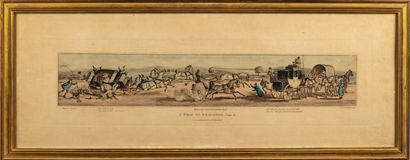 null After John Dean PAUL (1775-1852)
"A trip to Brighton" Plate 1 and 2
Pair of...