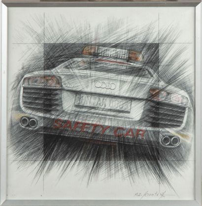null Michel LECOMTE (1935-2011)
Safety Car
Drawing on paper signed in lower right...