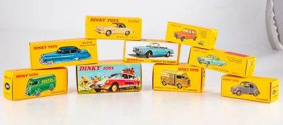 null Lot of 9 Dinky Toys Collection ATLAS in their boxes without cellophane, very...