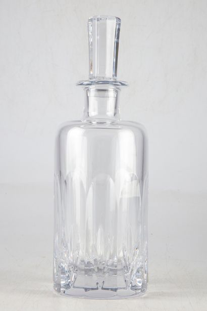 null CHRISTOFLE
Covered crystal decanter
H. 29 cm