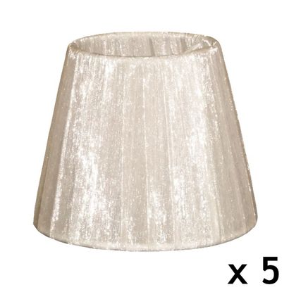 null ACCESSORIES
Set of 5 silk lampshades Manufacturer: Masiero
White finish
Diameter...