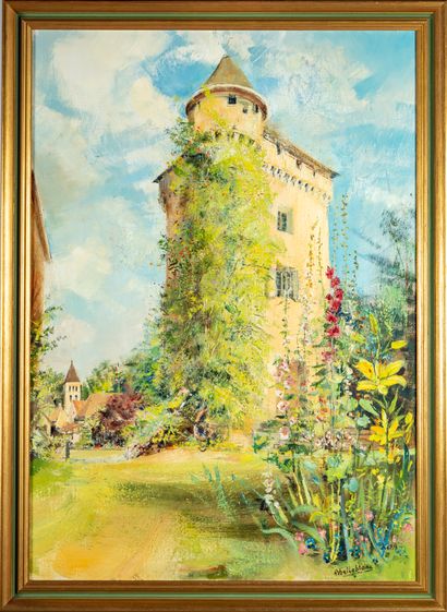 null Abel LEBLANC (1919-2019)
La tour Saint Léon à Saint-Léon-sur-Vézère
Huile sur...