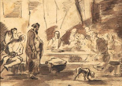 null 18th century FRENCH SCHOOL
Jesus and the disciples
Drawing in ink and wash
11...