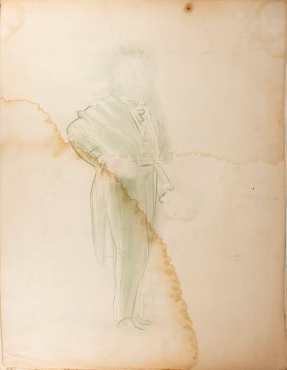 null Raoul DUFY (1877-1953)
Portrait d'Ampère
Lithographie, signée en bas à droite...