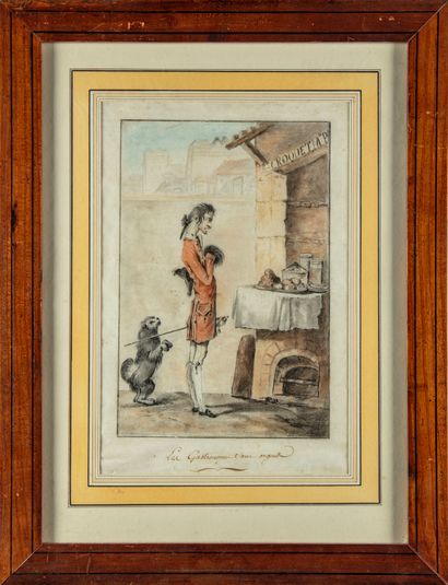 D'après Carle VERNET (1758-1836) 
Les gastronomes...
