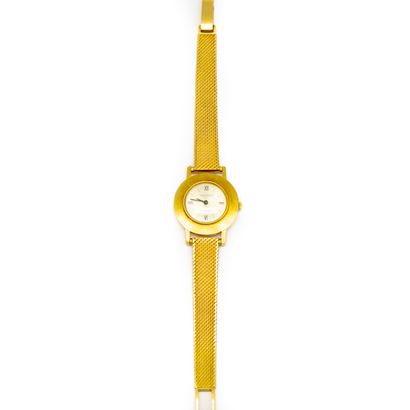 JAEGER LECOULTRE JAEGER-LECOULTRE
Yellow gold ladies' watch, round dial, Roman numerals,...