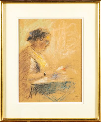 Maurice VAUMOUSSE (1876-1961)
Etude de femme
Pastel,...