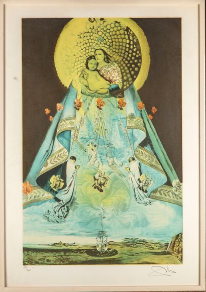 null Salvador DALI (1904-1989)
The Virgin of Guadalupe 
Lithograph, signed lower...