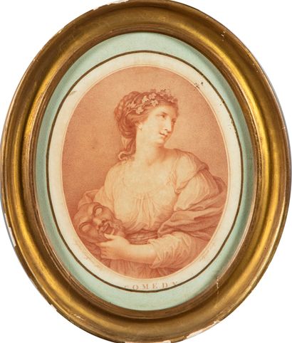 null D'après Angelica KAUFFMANN (1741-1807) gravé par Sentzenich
Allégorie de la...