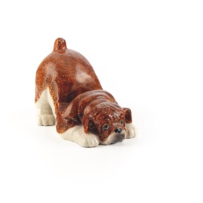 null Ensemble de 13 objets des arts de la table en forme de bulldog (bouledogue)...