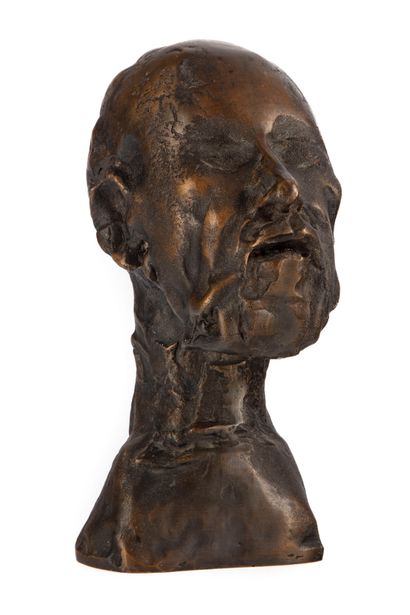 null Jean ROULLAND (1931-2021)
Buste d'Hippocrate
Bronze portant le n° 506 / 1000
H....