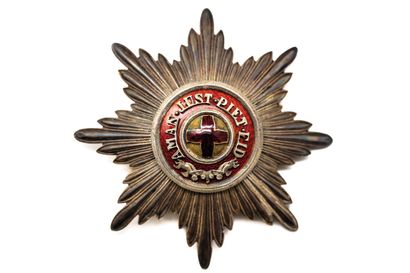 RUSSIE RUSSIA
Set of the Order of Saint Anne, 1st class, comprising a cross in gold...