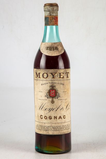 null 1 bouteille de COGNAC Moyet 1914
Niveau 5 cm