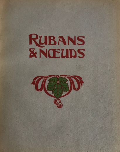 null EROTICA
MARSOLLEAU (Louis)
Rubans & noeuds. Sans lieu, 1920. In-8, broché, couverture...