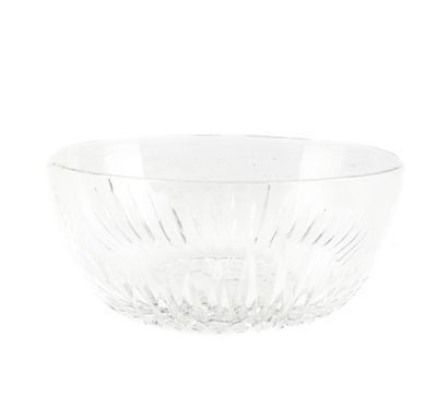 null BACCARAT 
Cup of round form out of cut crystal 
Stamp on the back 
H. 8 cm ;...