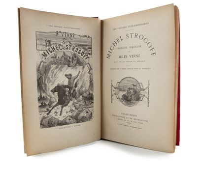null VERNE (Jules). Michel Strogoff, de Moscou à Irkoutsk Paris, (1893). Imprimerie...